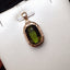 14K GOLD 6.85 CTW NATURAL TOURMALINE & DIAMOND PENDANT