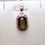 14K GOLD 6.85 CTW NATURAL TOURMALINE & DIAMOND PENDANT