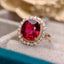 14K GOLD 4.25 CT NATURAL TOURMALINE & DIAMOND RING