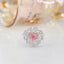 14K GOLD 1.36 CTW NATURAL PINK DIAMOND & DIAMOND RING/PENDANT