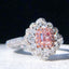 14K GOLD 1.02 CTW NATURAL PINK DIAMOND & DIAMOND RING