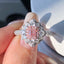 14K GOLD 1.02 CTW NATURAL PINK DIAMOND & DIAMOND RING