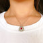 14K GOLD 1.78 CTW NATURAL RUBY & DIAMOND PENDANT