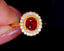 14K GOLD 1.16 CTW NATURAL RUBY & DIAMOND RING