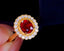 14K GOLD 1.16 CTW NATURAL RUBY & DIAMOND RING