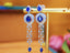 14K GOLD 4.62 CTW NATURAL SAPPHIRE & DIAMOND EARRINGS