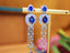 14K GOLD 4.62 CTW NATURAL SAPPHIRE & DIAMOND EARRINGS