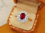 14K GOLD 1.59 CTW NATURAL RUBY & DIAMOND RING