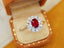 14K GOLD 1.59 CTW NATURAL RUBY & DIAMOND RING