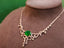 14K GOLD 5.53 CTW VIVID GREEN NATURAL EMERALD & DIAMOND NECKLACE