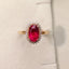 14K GOLD 1.73 CTW NATURAL TOURMALINE & DIAMOND RING