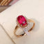 14K GOLD 1.73 CTW NATURAL TOURMALINE & DIAMOND RING