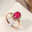 14K GOLD 1.73 CTW NATURAL TOURMALINE & DIAMOND RING