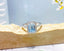 14K GOLD 1.32 CTW NATURAL AQUAMARINE & DIAMOND RING