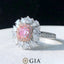 GIA CERTIFIED 14K GOLD 1.73 CTW NATURAL PINK DIAMOND & DIAMOND RING/PENDANT