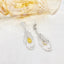 14K GOLD 1.44 CTW NATURAL YELLOW DIAMOND & DIAMOND EARRINGS