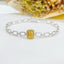 14K GOLD 0.76 CTW NATURAL YELLOW DIAMOND & DIAMOND BRACELET