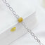 14K GOLD 0.76 CTW NATURAL YELLOW DIAMOND & DIAMOND BRACELET