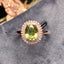 14K GOLD 1.73 CTW NATURAL TOURMALINE & DIAMOND RING