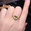 14K GOLD 1.73 CTW NATURAL TOURMALINE & DIAMOND RING