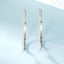 14K GOLD 0.90 CT NATURAL H DIAMOND EARRINGS