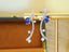 14K GOLD 1.55 CTW VIVID BLUE NATURAL SAPPHIRE & DIAMOND EARRINGS