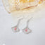 14K GOLD 1.00 CTW NATURAL PINK DIAMOND & DIAMOND EARRINGS