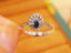 14K GOLD 2.09 CTW NATURAL SAPPHIRE & DIAMOND RING