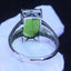 14K GOLD 9.93 CTW NATURAL TOURMALINE & TSAVORITE RING