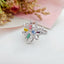 14K GOLD 1.62 CTW NATURAL COLOR DIAMOND & DIAMOND RING/PENDANT