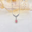 14K GOLD 0.51 CTW NATURAL PINK DIAMOND & DIAMOND NECKLACE