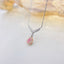 14K GOLD 0.51 CTW NATURAL PINK DIAMOND & DIAMOND NECKLACE