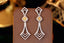 14K GOLD 1.16 CTW NATURAL YELLOW DIAMOND & DIAMOND EARRINGS