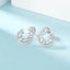 14K GOLD 1.00 CTW NATURAL H DIAMOND EARRINGS