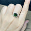 14K GOLD 2.6 CT NATURAL TOURMALINE & DIAMOND RING