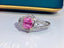 14K GOLD 1.56 CTW NATURAL PADPARADSCHA SAPPHIRE & DIAMOND RING