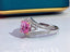 14K GOLD 1.56 CTW NATURAL PADPARADSCHA SAPPHIRE & DIAMOND RING