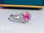 14K GOLD 1.56 CTW NATURAL PADPARADSCHA SAPPHIRE & DIAMOND RING