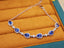 14K GOLD 3.77 CTW NATURAL SAPPHIRE & DIAMOND BRACELET