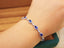 14K GOLD 3.77 CTW NATURAL SAPPHIRE & DIAMOND BRACELET