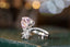 14K GOLD 2.64 CTW NATURAL MORGANITE & DIAMOND RING