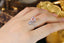 14K GOLD 2.64 CTW NATURAL MORGANITE & DIAMOND RING