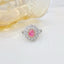 14K GOLD 1.11 CTW NATURAL PINK DIAMOND & DIAMOND RING/PENDANT