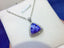 14K GOLD 5.2 CT NATURAL TANZANITE & DIAMOND PENDANT