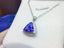 14K GOLD 5.2 CT NATURAL TANZANITE & DIAMOND PENDANT