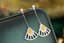 14K GOLD 0.80 CTW NATURAL YELLOW DIAMOND & DIAMOND EARRINGS