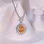 14K GOLD 1.69 CTW NATURAL PARTSCHINITE & DIAMOND PENDANT