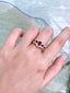 14K GOLD 0.74 CTW NATURAL RUBY & DIAMOND RING