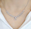 14K GOLD 0.72 CT NATURAL H DIAMOND NECKLACE