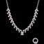 14K GOLD 0.72 CT NATURAL H DIAMOND NECKLACE